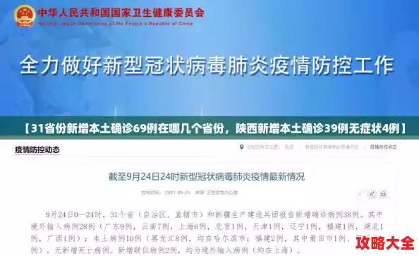 【31省份新增本土确诊69例在哪几个省份，陕西新增本土确诊39例无症状4例】