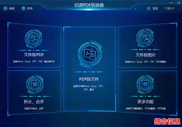 智能PDF转换解决方案，支持跨格式文档高效互转与编辑
