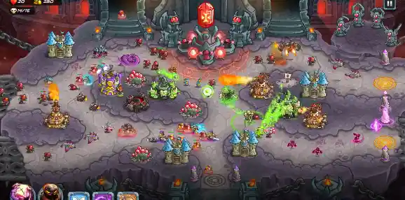 防御塔搭配英雄升级有多爽？皇家守卫军手机版给你答案！