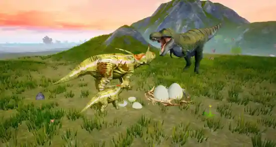 还在寻找生存类游戏？诅咒之岛直装版23种恐龙任你扮演不心动吗！