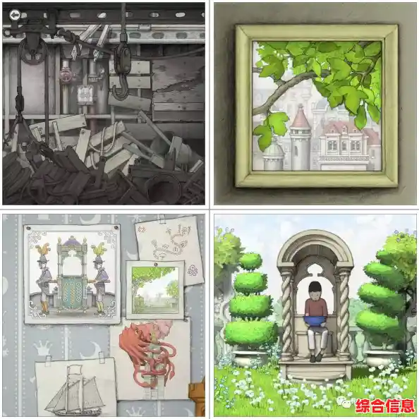 手绘插画中竟暗藏通关线索？画中世界》的沉浸解谜你不试试吗？