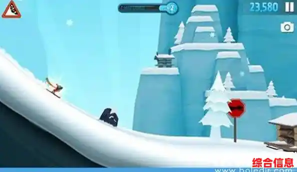 《滑雪大冒险老版本》火箭加速、极限操作，你的滑雪之旅还能更精彩吗？