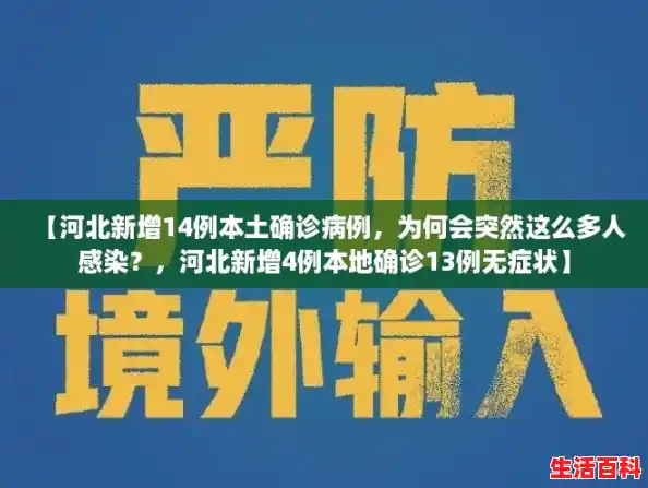 【河北新增14例本土确诊病例，为何会突然这么多人感染？，河北新增4例本地确诊13例无症状】