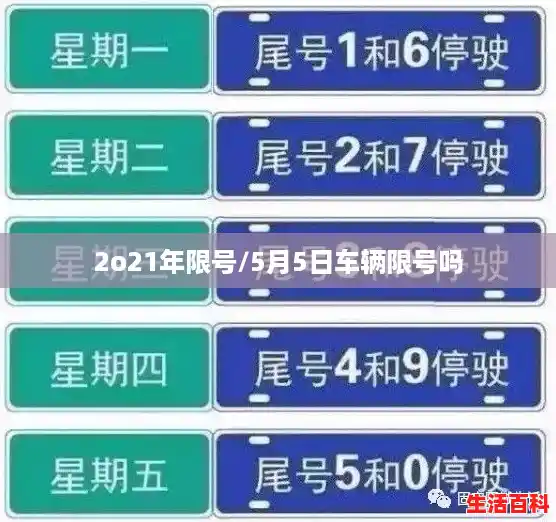 2o21年限号/5月5日车辆限号吗 2o21年限号/5月5日车辆限号吗