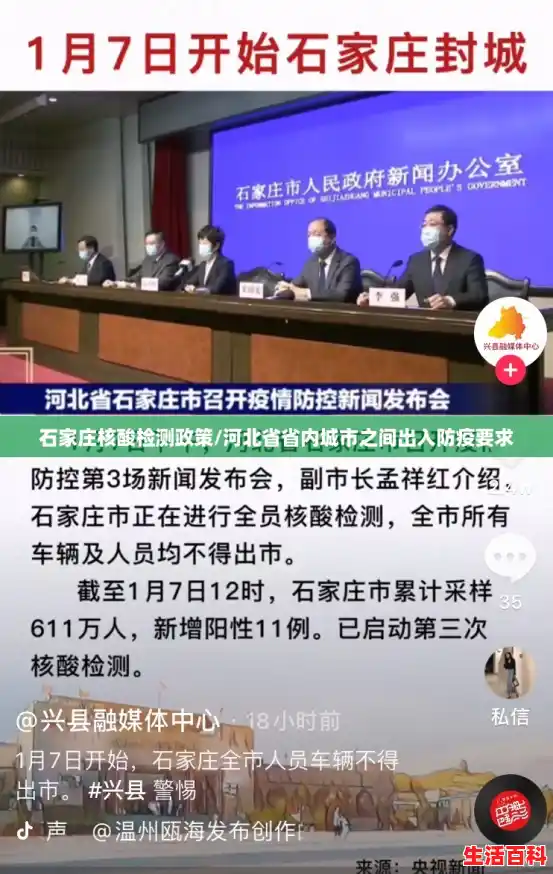 石家庄核酸检测政策/河北省省内城市之间出入防疫要求