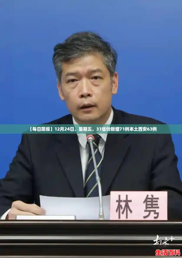 【每日简报】12月24日，星期五，31省份新增71例本土西安63例
