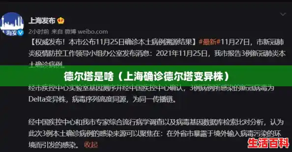 德尔塔是啥（上海确诊德尔塔变异株）