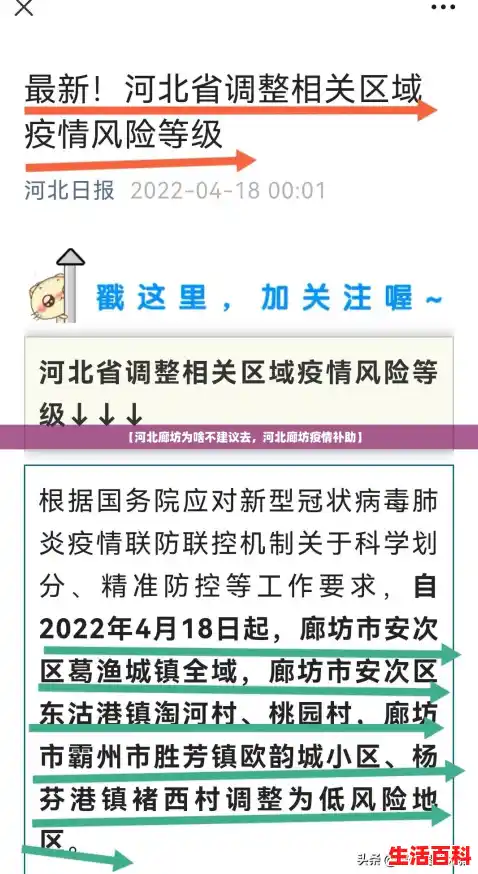 【河北廊坊为啥不建议去，河北廊坊疫情补助】