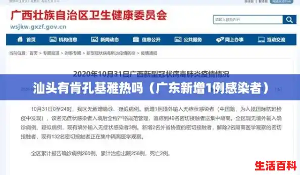 汕头有肯孔基雅热吗(广东新增1例感染者) 汕头有肯孔基雅热吗(广东新增1例感染者)