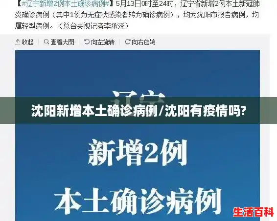 沈阳新增本土确诊病例/沈阳有疫情吗? 沈阳新增本土确诊病例/沈阳有疫情吗?