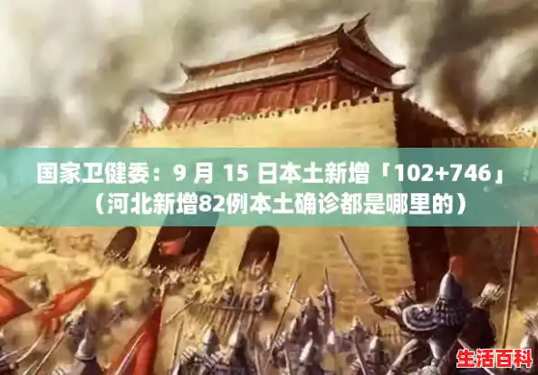 国家卫健委:9 月 15 日本土新增「102+746」(河北新增82例本土确诊都是哪里的) 国家卫健委:9 月 15 日本土新增「102+746」(河北新增82例本土确诊都是哪里的)