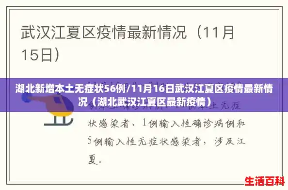 湖北新增本土无症状56例/11月16日武汉江夏区疫情最新情况(湖北武汉江夏区最新疫情) 湖北新增本土无症状56例/11月16日武汉江夏区疫情最新情况(湖北武汉江夏区最新疫情)