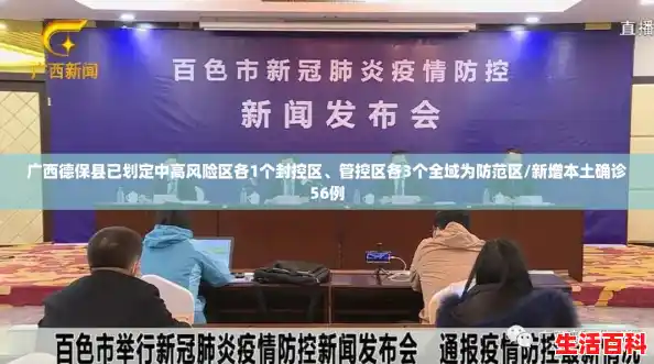 广西德保县已划定中高风险区各1个封控区、管控区各3个全域为防范区/新增本土确诊56例 广西德保县已划定中高风险区各1个封控区、管控区各3个全域为防范区/新增本土确诊56例