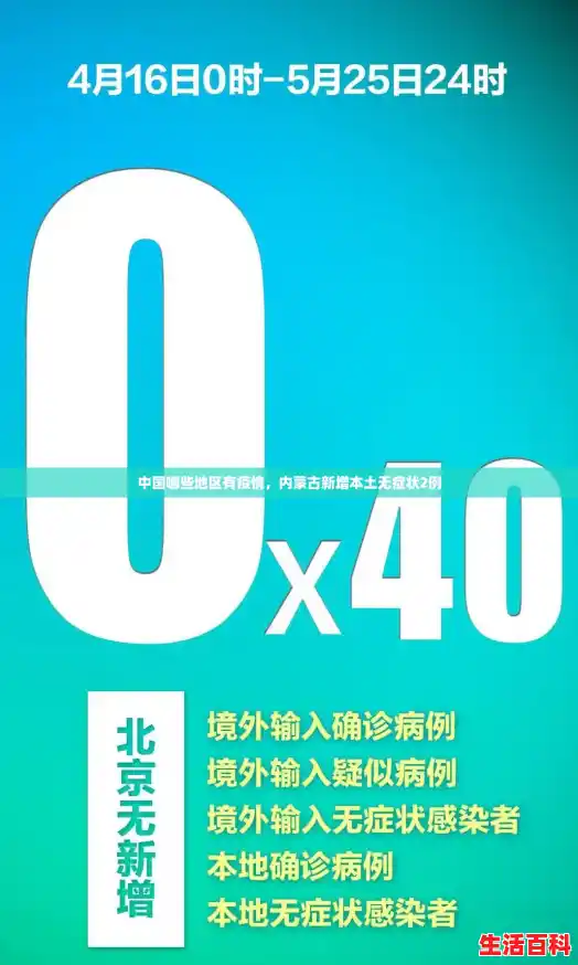 中国哪些地区有疫情，内蒙古新增本土无症状2例