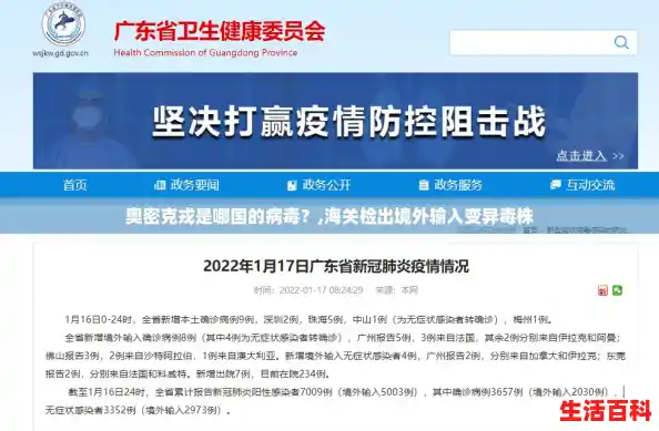 奥密克戎是哪国的病毒？,海关检出境外输入变异毒株