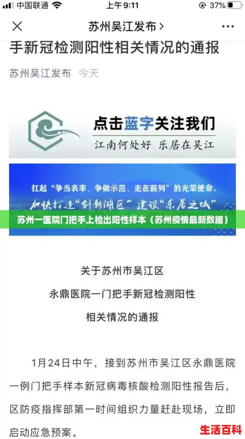苏州一医院门把手上检出阳性样本(苏州疫情最新数据) 苏州一医院门把手上检出阳性样本(苏州疫情最新数据)