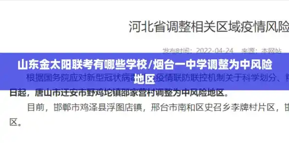 山东金太阳联考有哪些学校/烟台一中学调整为中风险地区