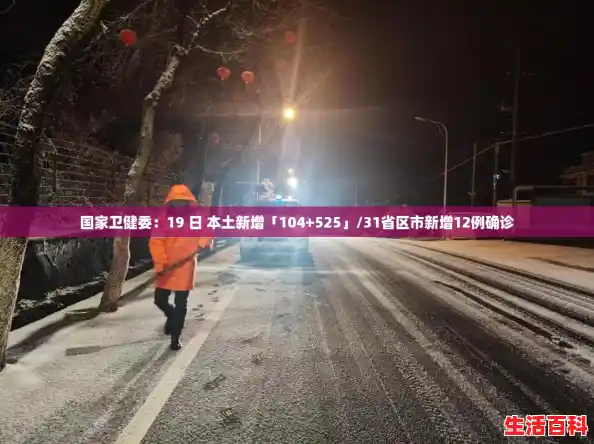 国家卫健委：19 日 本土新增「104+525」/31省区市新增12例确诊