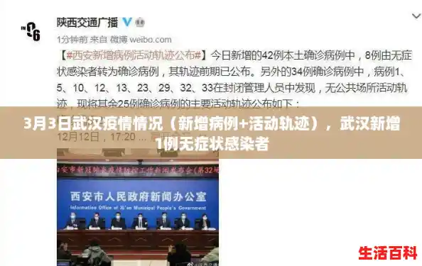3月3日武汉疫情情况(新增病例+活动轨迹),武汉新增1例无症状感染者 3月3日武汉疫情情况(新增病例+活动轨迹),武汉新增1例无症状感染者