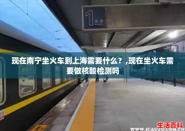 现在南宁坐火车到上海需要什么？,现在坐火车需要做核酸检测吗