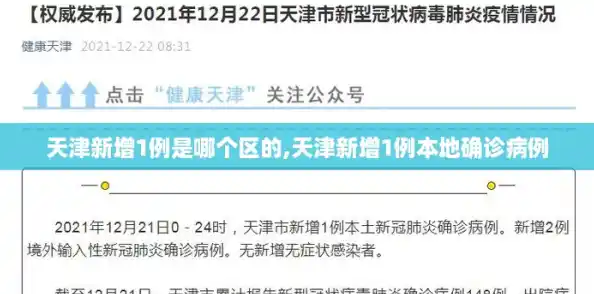 天津新增1例是哪个区的,天津新增1例本地确诊病例 天津新增1例是哪个区的,天津新增1例本地确诊病例