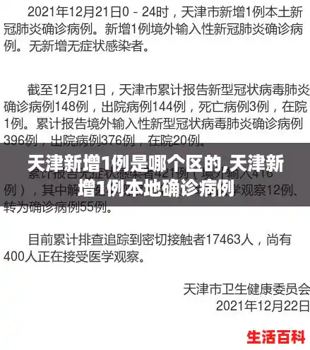 天津新增1例是哪个区的,天津新增1例本地确诊病例 天津新增1例是哪个区的,天津新增1例本地确诊病例