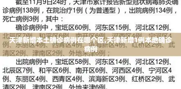 天津新增本土确诊病例在哪个区,天津新增1例本地确诊病例