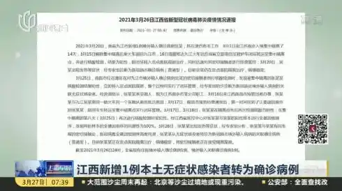 刚刚,江西通报最新疫情情况,江西新增1例本土无症状 刚刚,江西通报最新疫情情况,江西新增1例本土无症状