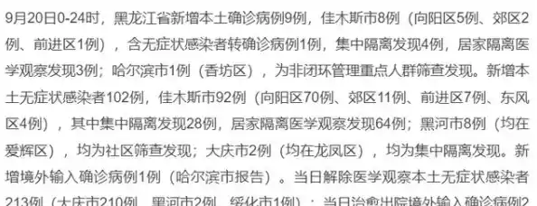 黑龙江会成为第二个爆发地吗？（黑龙江感染者活动轨迹）