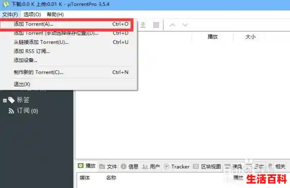 如何在utorrent中设置下载速度和保存路径进行种子文件下载？，高速下载种子文件