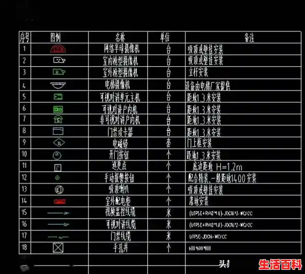 整理弱电行业常用的CAD设计图例，系统图标，系统图拓扑，让弱电同仁学习不再难！/系统图标设计